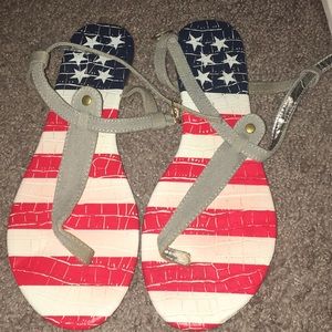 rue 21 etc! flat sandals